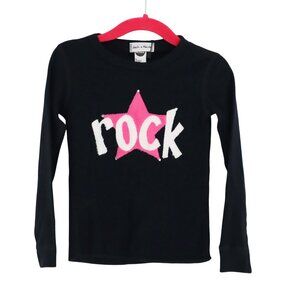 Jack & Nicole Rock Star Tee Toddler 2 Black Everyday Lounge Wear Casual Gift NWT